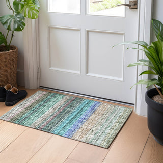 Dalyn Portico PO2 Sage Machine Washable Area Rug Scatter Lifestyle Image Feature