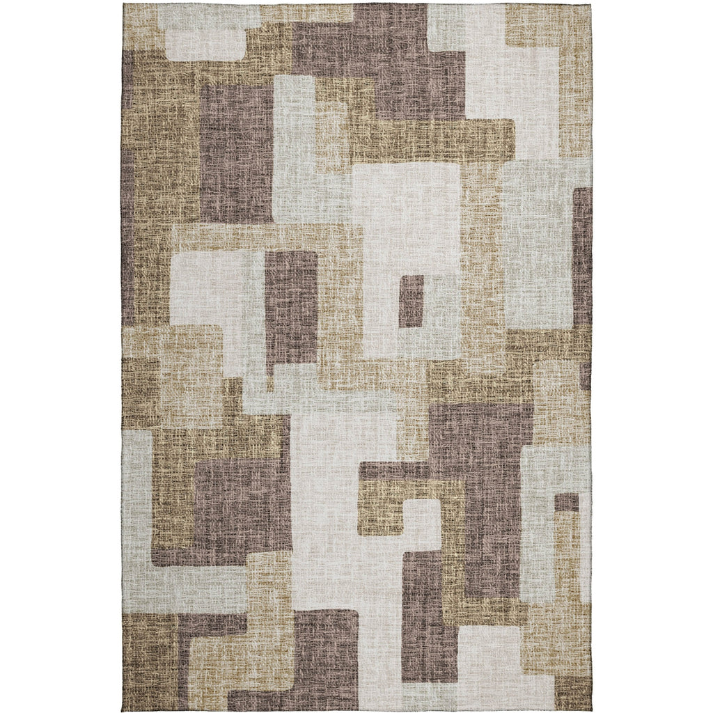 Dalyn Portico PO3 Brown Machine Washable Area Rug main image