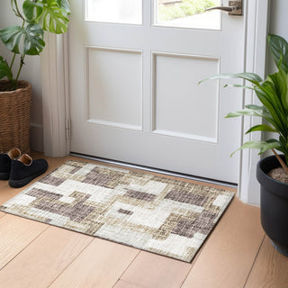 Dalyn Portico PO3 Brown Machine Washable Area Rug Scatter Lifestyle Image Feature