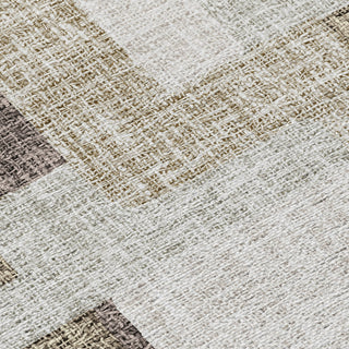 Dalyn Portico PO3 Brown Machine Washable Area Rug Swatch Image