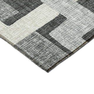 Dalyn Portico PO3 Gray Machine Washable Area Rug Corner Image