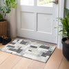 Dalyn Portico PO3 Gray Machine Washable Area Rug Scatter Lifestyle Image Feature
