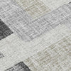 Dalyn Portico PO3 Gray Machine Washable Area Rug Swatch Image