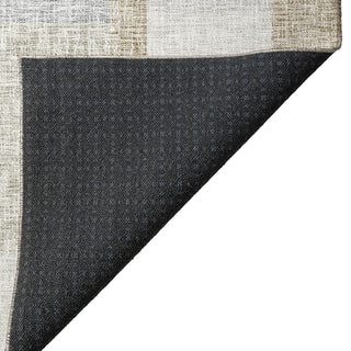 Dalyn Portico PO3 Ivory Machine Washable Area Rug Backing Image
