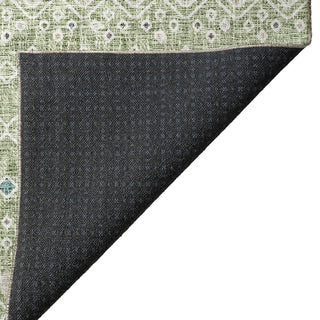 Dalyn Portico PO4 Aloe Machine Washable Area Rug Backing Image