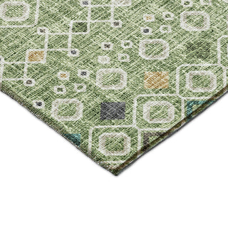 Dalyn Portico PO4 Aloe Machine Washable Area Rug Corner Image