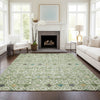 Dalyn Portico PO4 Aloe Machine Washable Area Rug Lifestyle Image Feature