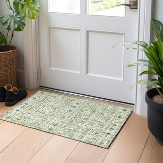 Dalyn Portico PO4 Aloe Machine Washable Area Rug Scatter Lifestyle Image Feature