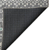 Dalyn Portico PO4 Gray Machine Washable Area Rug Backing Image