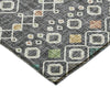 Dalyn Portico PO4 Gray Machine Washable Area Rug Corner Image