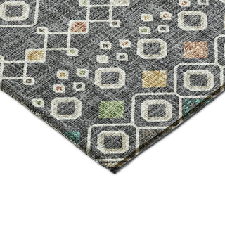 Dalyn Portico PO4 Gray Machine Washable Area Rug Corner Image