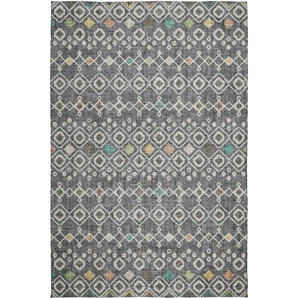 Dalyn Portico PO4 Gray Machine Washable Area Rug main image
