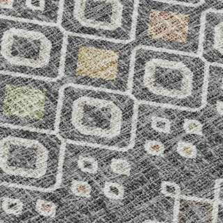 Dalyn Portico PO4 Gray Machine Washable Area Rug Swatch Image