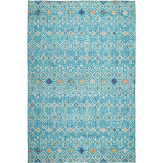 Dalyn Portico PO4 Teal Machine Washable Area Rug main image