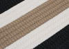 Colonial Mills Portico PO49 Sharp Black Area Rug Closeup Image