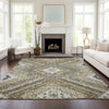 Dalyn Portico PO5 Beige Machine Washable Area Rug Lifestyle Image Feature