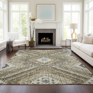 Dalyn Portico PO5 Beige Machine Washable Area Rug Lifestyle Image Feature