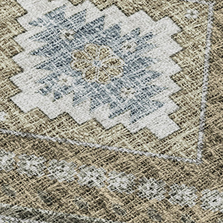Dalyn Portico PO5 Beige Machine Washable Area Rug Swatch Image