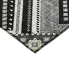 Dalyn Portico PO5 Black Machine Washable Area Rug Corner Image