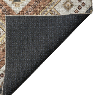 Dalyn Portico PO5 Copper Machine Washable Area Rug Backing Image