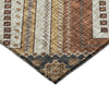 Dalyn Portico PO5 Copper Machine Washable Area Rug Corner Image