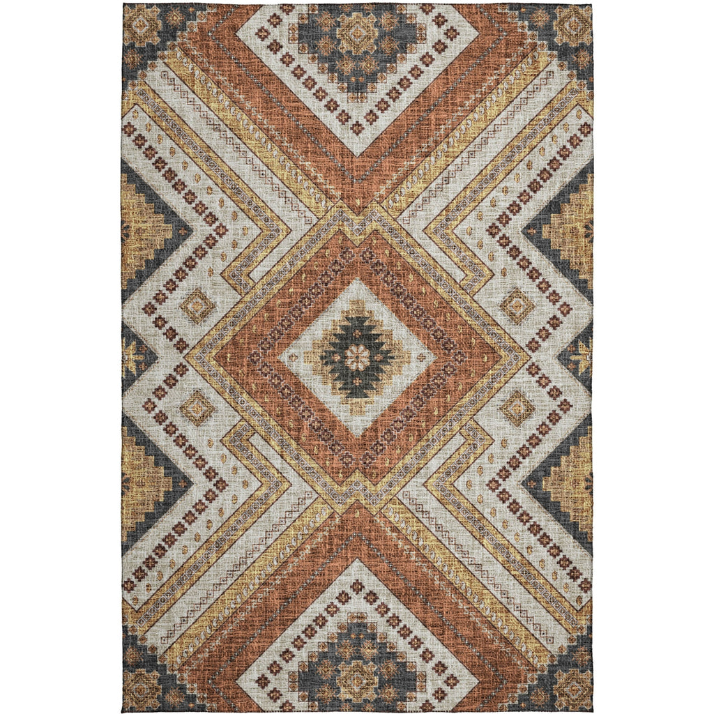 Dalyn Portico PO5 Copper Machine Washable Area Rug main image