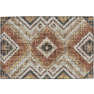 Dalyn Portico PO5 Copper Machine Washable Area Rug Scatter Main Image