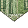 Dalyn Portico PO5 Green Machine Washable Area Rug Corner Image