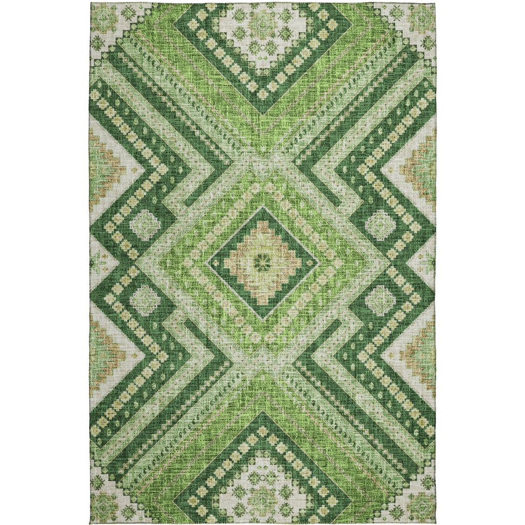 Dalyn Portico PO5 Green Machine Washable Area Rug main image