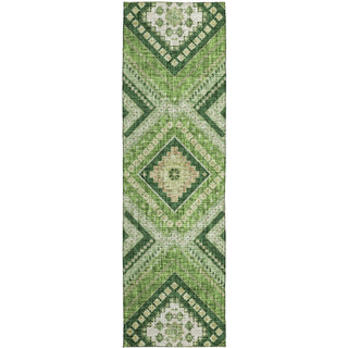 Dalyn Portico PO5 Green Machine Washable Area Rug Runner Main Image
