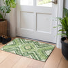 Dalyn Portico PO5 Green Machine Washable Area Rug Scatter Lifestyle Image Feature