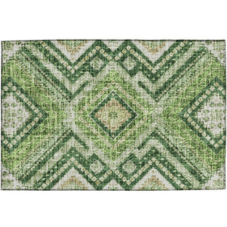 Dalyn Portico PO5 Green Machine Washable Area Rug Scatter Main Image