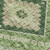 Dalyn Portico PO5 Green Machine Washable Area Rug Swatch Image
