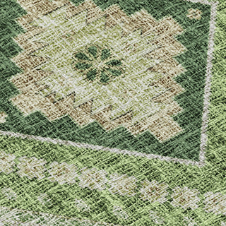 Dalyn Portico PO5 Green Machine Washable Area Rug Swatch Image