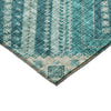 Dalyn Portico PO5 Teal Machine Washable Area Rug Corner Image