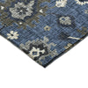 Dalyn Portico PO6 Blue Machine Washable Area Rug Corner Image