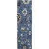 Dalyn Portico PO6 Blue Machine Washable Area Rug Runner Main Image
