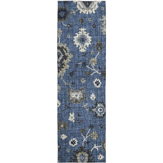 Dalyn Portico PO6 Blue Machine Washable Area Rug Runner Main Image