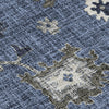 Dalyn Portico PO6 Blue Machine Washable Area Rug Swatch Image