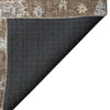 Dalyn Portico PO6 Chocolate Machine Washable Area Rug Backing Image
