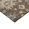 Dalyn Portico PO6 Chocolate Machine Washable Area Rug Corner Image