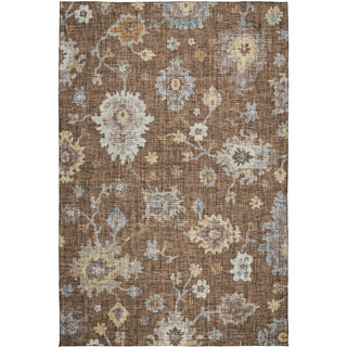 Dalyn Portico PO6 Chocolate Machine Washable Area Rug main image