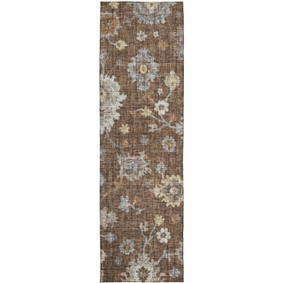 Dalyn Portico PO6 Chocolate Machine Washable Area Rug Runner Main Image