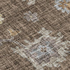 Dalyn Portico PO6 Chocolate Machine Washable Area Rug Swatch Image