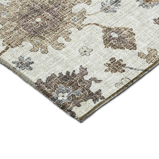 Dalyn Portico PO6 Ivory Machine Washable Area Rug Corner Image