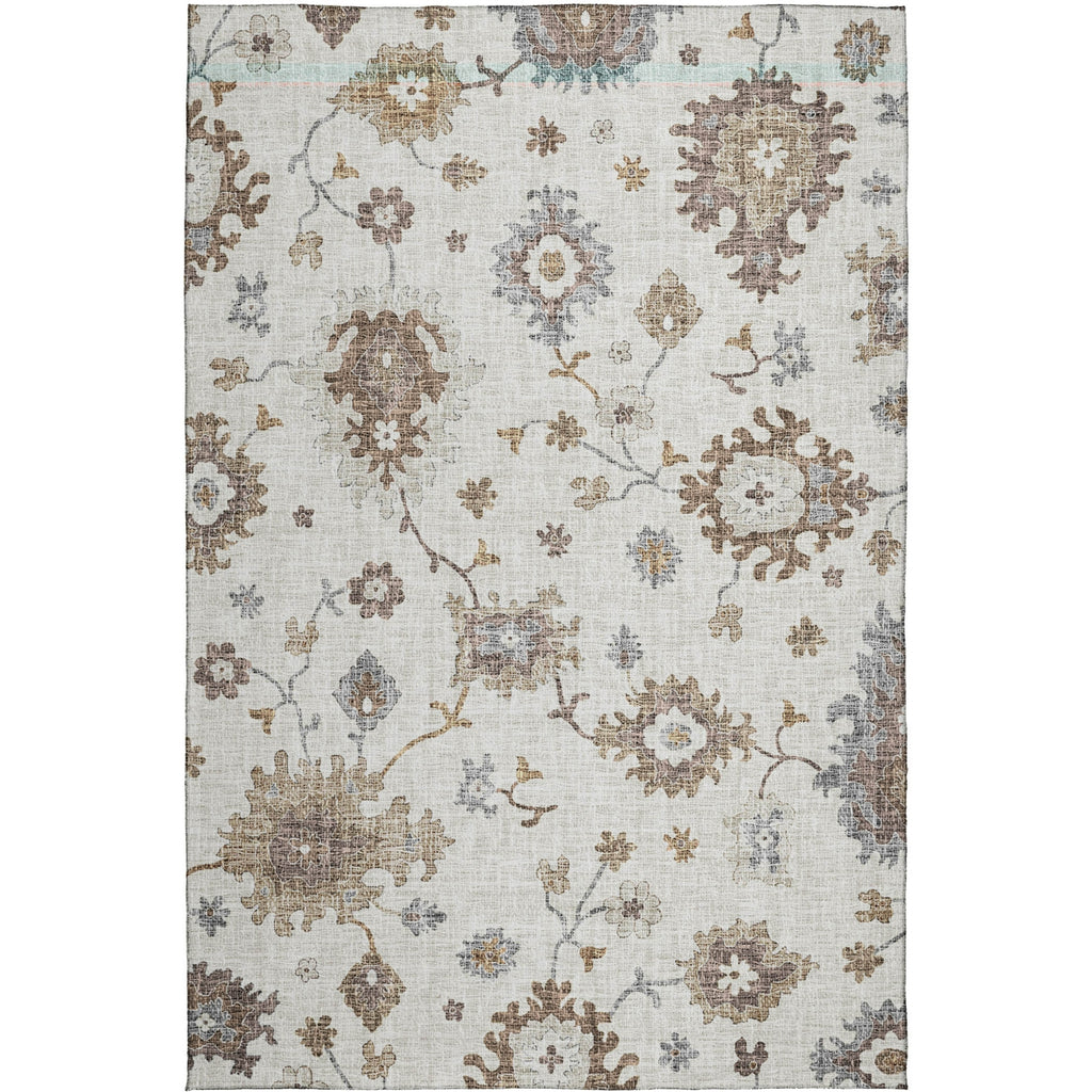 Dalyn Portico PO6 Ivory Machine Washable Area Rug main image