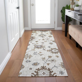 Dalyn Portico PO6 Ivory Machine Washable Area Rug Runner Lifestyle Image Feature