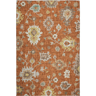 Dalyn Portico PO6 Paprika Machine Washable Area Rug main image