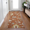 Dalyn Portico PO6 Paprika Machine Washable Area Rug Runner Lifestyle Image Feature