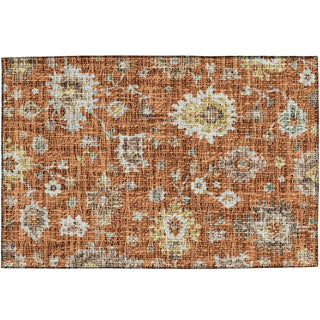 Dalyn Portico PO6 Paprika Machine Washable Area Rug Scatter Main Image